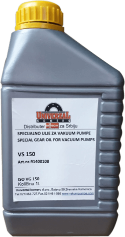 VS 150 (1l) - Sintetičko ulje za vakuum pumpe